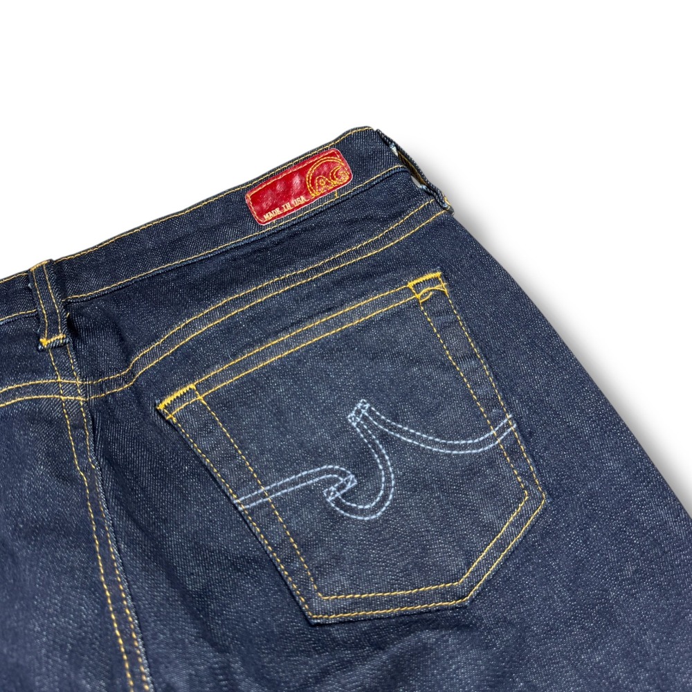AG Adriano Goldschmied Jeans Size 28 Dark Wash Low Rise - Picture 5 of 10